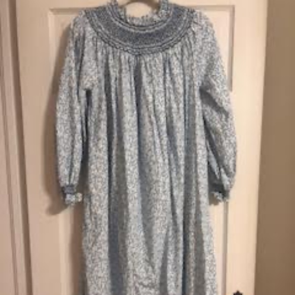Dondolo x Pencil & Paper Co. Smocked Blue Midi Dress - Picture 1 of 3
